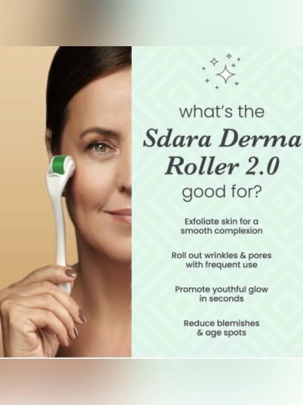 NWT Sdara at Home Derma Microneedling Roller